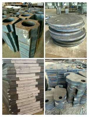 按图纸切割19Mn6方板块异形件圆法兰圆板圆饼圆盘方法兰