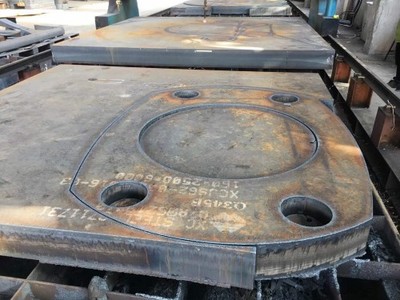 宜昌Q345B钢板切割法兰 数控切割加工轴承座